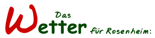 Das Wetter für Rosenheim